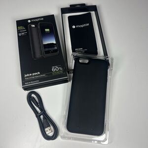 mophie Juice Pack External Battery Case for iPhone 6 Plus/6s Plus - Black Open